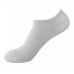 Men Seamless Bamboo Invisible Socks 3 Pack - White