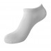 Men Seamless Bamboo Ankle Socks 3 Pack - White
