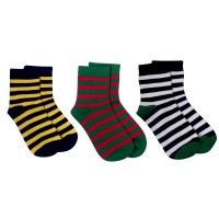 Kid's Bamboo Striped 3 Pack