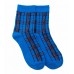 Kids Bamboo Tartan Blue