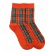 Kids Bamboo Tartan Orange