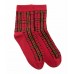 Kids Bamboo Tartan Red