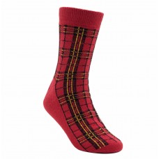 Kids Bamboo Tartan Red