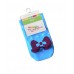 Girls Bow Blue Bamboo