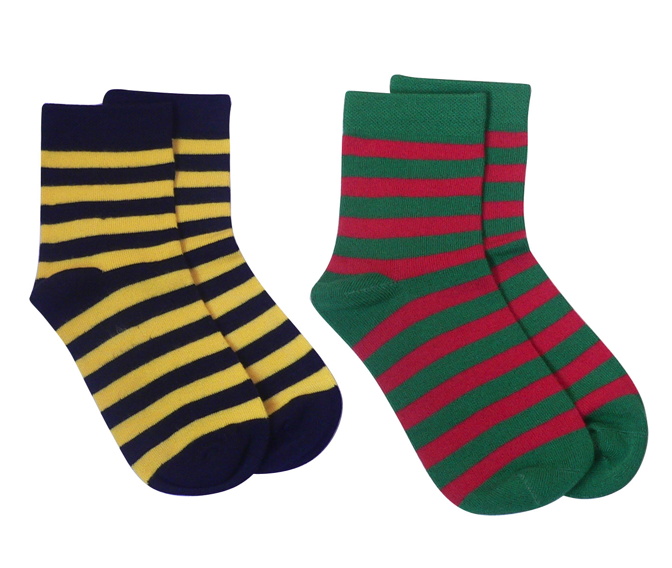 Rambutan Kids Striped Comfort Seam Colorful Bamboo Socks UK 12.5-1.5 fits up to shoe size UK 4.5